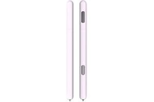 N+B Custodia morbida e durevole per S-Pen per Galaxy Tab S6 S7, custodia in silicone, accessori antigraffio, impugnatura liscia antiscivolo, custodia in pelle per penna stilo (purple S6)
