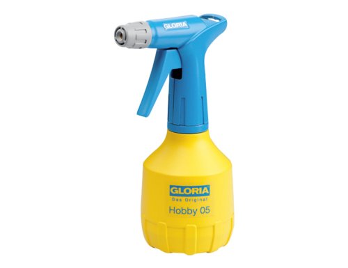 Gloria Feinsprüher Feinsprüher Hobby 0,5 Liter mit Doppelpumpe, gelb