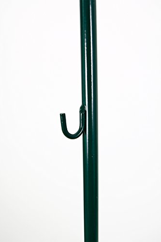 Preisvergleich Produktbild 10 Stück Zaunpfähle f. Sechseckgeflecht, grün, Länge: 140 cm - Hasendraht Maschendraht Pfahl Zaun