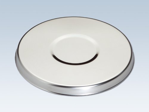 chg 8049H-01 Herdabdeckplatte aus Edelstahl-rostfrei, ø 20 cm, Höhe 1.6 cm - 3