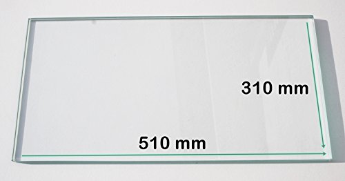 Khlschrank Einlegeboden / Glasplatte / Gemsefach  Klarglas 4 mm dick - 510 mm x 310 mm  Direkt vom Glasereifachbetrieb!!!