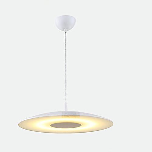 24W LED White Metal UFO Dining Room Ceiling Pendant Lights OVAL Restaurant Bar Counter Round Acrylic Pendant Lamp Study Room Chandeliers