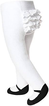 Baby & Toddler Girl Tights-Shoe look-Mary Jane & Ballerina-Cotton-Anti-slip