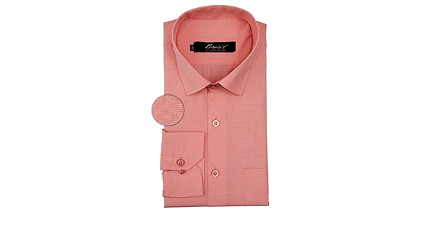 Light Coral Color Formal Shirt for Men 