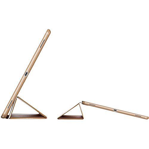 iPad Pro 12.9 (2015 Moell) Hülle, ESR® Auto Schlaf/Aufwachenen Funktion PU Ledertasche mit Translucent Rücken Abdeckung (Silikon Rahmen + Hart PC Zurück) mit Kühlloch Schutzhülle für iPad Pro 12.9 (Braun) - 8