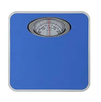 Mezire9815/9015 Weighing Machines Analog,Weight Checking Machine, Weighing Machines Full Iron Body Analog Weighing Machines For Body Weight Non-Digital (Upto 120kg Capacity,Blue)