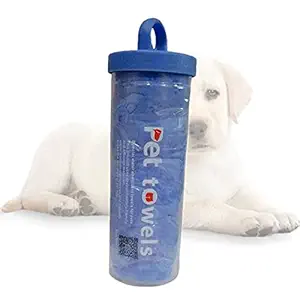 RvPaws Rapid Water Absorption PVA Towel for Dog and Cat- Size-66x43x0.2cm-Color May Vary