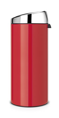 Touch Bin 30 L mit Kunststoffeinsatz / Passion Red - 3