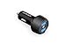 Produktbild Anker Powerdrive Motor Speed 2 Auto schwarz Ladegerät von Mobiltelefonen – Ladegeräte von Mobiltelefonen (Auto, MP3, Smartphone, Tablet, Zigarettenanzünder, Galaxy S7/S6/Edge/Plus, Note 5/4 and PowerIQ for iPhone 7/6S/Plus, iPad Pro/Air 2/..., Kontakt, schwarz)