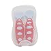 Lalang Kids Baby Training Fork and Spoon Travel Eating Set with Carry Case (grey)