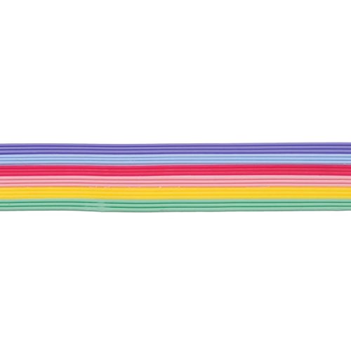 Wachsstreifen / Verzierwachs im Set "Pastell" (30 Stück / 20 cm x 1 mm) TOP QUALITÄT