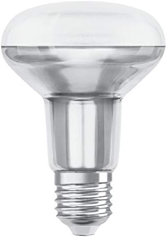 OSRAM LED SUPERSTAR R80 Lampadina LED con Riflettore, Attacco: E27, Bianca Calda, 2700 K, 5.90 W, Equivalenti a 60 W, LED SUPERSTAR R80, Chiaro, Taglia Unica