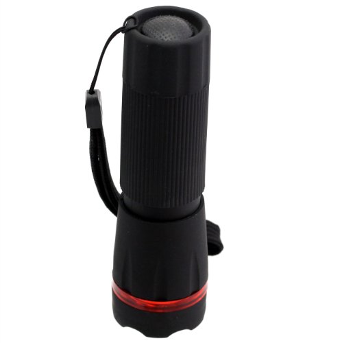Universelle LED Lampe Taschenlampe mit Zoom Funktion – Gummibeschichtung – Spritzwasserfest - 3