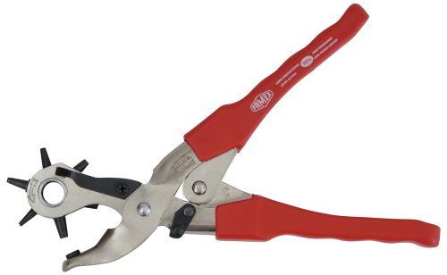 Famex 3519 Revolver Lochzange mit Hebelunterstützung ca. 70% Kraftersparnis - 2