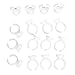Produktbild 100pcs Einweg Kleber Ring Wimpernverlängerung Glue Ring Eyelash Extensions