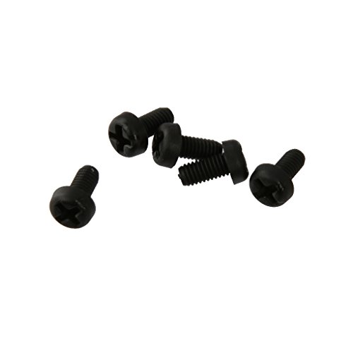 M3 Nylon Schraubenmutter Scheibe Sortiment Satz Sechskantschrauben Pattsituation Box – Schwarz, 160pcs - 5