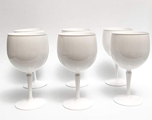 Preisvergleich Produktbild DDF Trinkglas, Weiß, 6 Stück