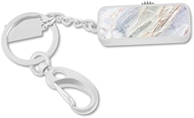 USB 2.0 Flash Drive, 32GB U Disk Personalized Memory Stick Thumb Drives with Free Key Ring, Easy to Carry (Silver - Marble2)