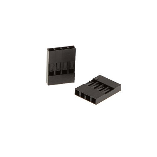 100pcs Dupont Überbrückungskabel Kabelgehäuseschale Stecker Stiftkopf 2.54mm – 4p - 4