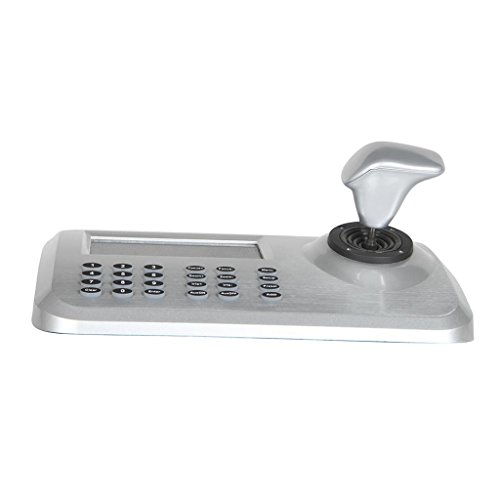 Preisvergleich Produktbild Sharplace PTZ Speed Dome Kameraamera Controller Joystick Keyboard 3D LCD-Display für Überwachungssystem -Silber