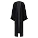 Produktbild MERICAL Mode Frauen Sexy Sheer Mesh Ausgestellte Ärmel Cover Ups Sonnencreme Lange Bademantel(Schwarz,XL)