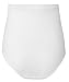 Happy Mama. Women's Maternity High Rise Briefs Panties Support Underwear. 377p (White, UK 10/12, M)