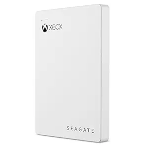 Seagate Game Drive for Xbox 2TB External Hard Drive Portable HDD, USB 3.0  White, Designed for Xbox One, 1 Month Xbox Game Pass Membership (STEA2000417)