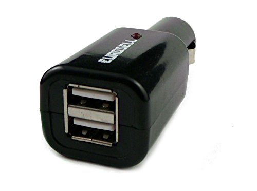 12 / 24 ZigarettenanzÃ¼nder Stecker Doppel USB Buchse LadegerÃ¤t KFZ Auto LKW Wohnmobil fÃ¼r Smartphone Tablet iPhone iPad Navigationssystem schwarz