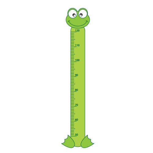 Supertogether Frog Childrens Growth Height Chart Bedroom Wall Sticker