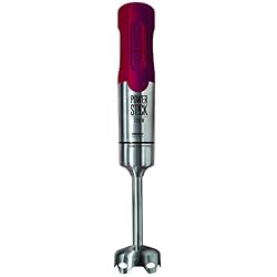 Power Stick Batteur à Main de Puissance maximale 1200 W, Rouge, 6,50 x 8,20 x 38,60 cm