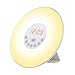 Produktbild Wecker Wake up Licht led Lichtwecker Radio Wecker Reisewecker Nachtlicht mit Adapter(Sonnenaufgangfunktion, Sonnenuntergangsfunktion Digitale FM Radio) 10Dimmstufen 7Wecktöne und 7Farben für Kinder