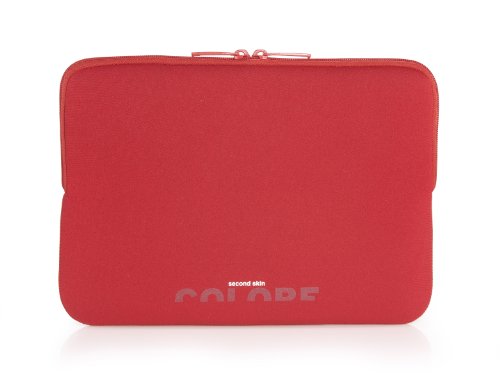 Tucano Second Skin Colore Neopren-H  lle f  r Netbooks und Sub-Notebooks 25 4-27 9 cm  10-11 Zoll   rot