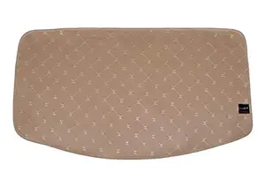 truFIT Luxury Tailor Made Car Dicky/Boot/Trunk Mat for Maruti Suzuki Wagon-R 2019-2021 | Beige