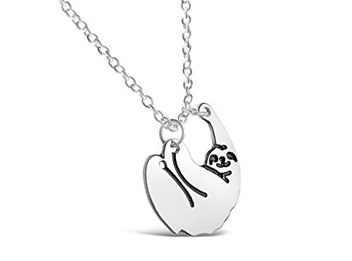 Tiny Sloth Necklace - Sloth Inspired Animal Jewelry for Women