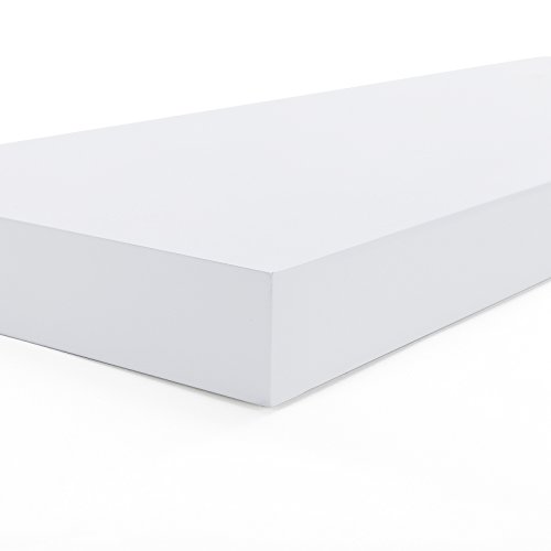 Songmics 80 cm Wandboard Wandregal Regal Büroregal Belastbarkeit 15 kg weiß LWS18W - 4