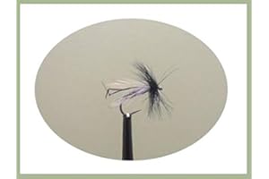 TROUTFLIES UK Hawthorn Trout Flies, 6 x Hawthorn dry fly, BARBLESS flies Choice of sizes