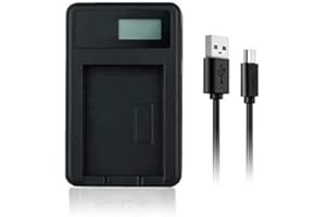 AAA PRODUCTS PowerVolt - USB Camera Battery Charger for Fuji FujiFilm Instax SQ20, Fuji instax mini 90 NEO CLASSIC, Fuji XP90 Camera - Smart Display for Accurate Battery Charge Status