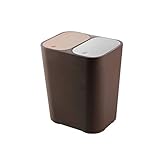 2. El bote de basura de doble tapa está diseñado con un diseño íntimo y la tapa es desmontable para facilitar la limpieza.