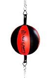 AQF Leather Double End Dodge Speed Ball MMA Boxing Floor to Ceiling Punch Bag