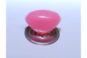 celloexpress Pink Cat/Triangle Nose 9mm x 6.5mm Metal Backs - Teddy Bear & Soft Toy Making Detailed Nose - Pack of 1