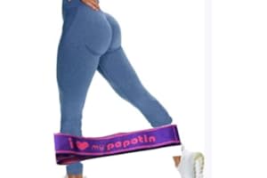 I LOVE MY POPOTIN MUSCLEZ VOS FESSES PAS VOS COMPLEXES Bande Elastique Fitness Fessier-Corps 30KG Fabriqué en France, Qualité Optimale- Expert Depuis 10 Ans