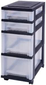 Cassettiera plastica con ruote