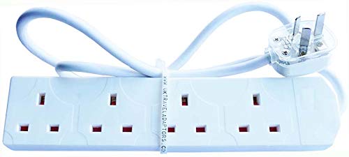 Zelanda Australia China Viaje Adaptador extensión Plomo 4 Tomas de Reino Unido