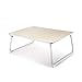 Produktbild OaLt-t Klapptisch Laptop Schreibtisch Schlafsaal Tisch Klapptisch Schreibtisch Kleiner Tisch tragbarer Klapptisch (Color : Wood Color)