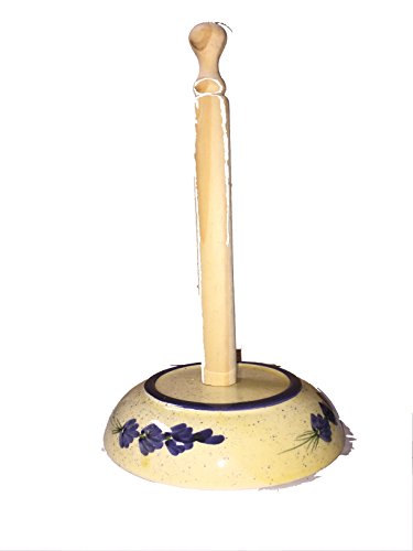 spécification Céramique conception de lavande bleu cuisine porte-rouleau (9) -- Ceramic lavender blue design Kitchen roll holder (9)