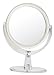 Danielle Clear Acrylic Pedestal Mirror