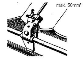 Preisvergleich Produktbild Kathrein ZEK 11 Dachrinnen-Erdungsklemme Verzinkt