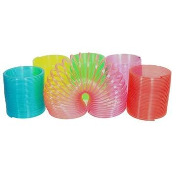 6 Mini Ressorts Arc-en-ciel Baker Ross - Jouets Miniatures Pour Enfants Dès 3 Ans - Pour Poches Cadeaux, Jeux