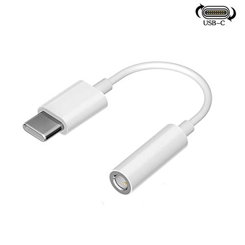 AD ADTRIP USB C 3.5mm Adaptador, Aux USB C Adaptador Tipo C a Auricular de 3,5 mm Compatible con Google Pixel 2/3, Xiaomi 6/8/8 Lite/9/9 SE, OnePlus 6T/7 Pro, HTC, Huawei