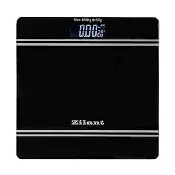 Zilant Weight Scale Digital Weight Machines For Human Body Black (parallel-line-WS-005-11)
